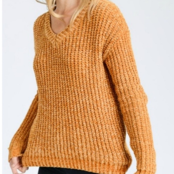 Ultra Soft Mustard Sweater Fall Trend - Picture 2 of 8